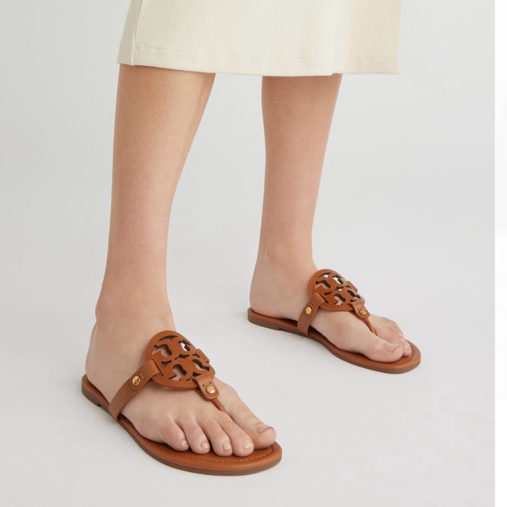 Tory Burch Tan Leather Sandals